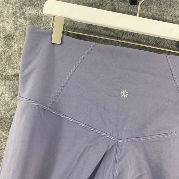 Athleta Leggings 1X Tempest Violet Elation High Rise Capri Plus Size Workout - Picture 6 of 13